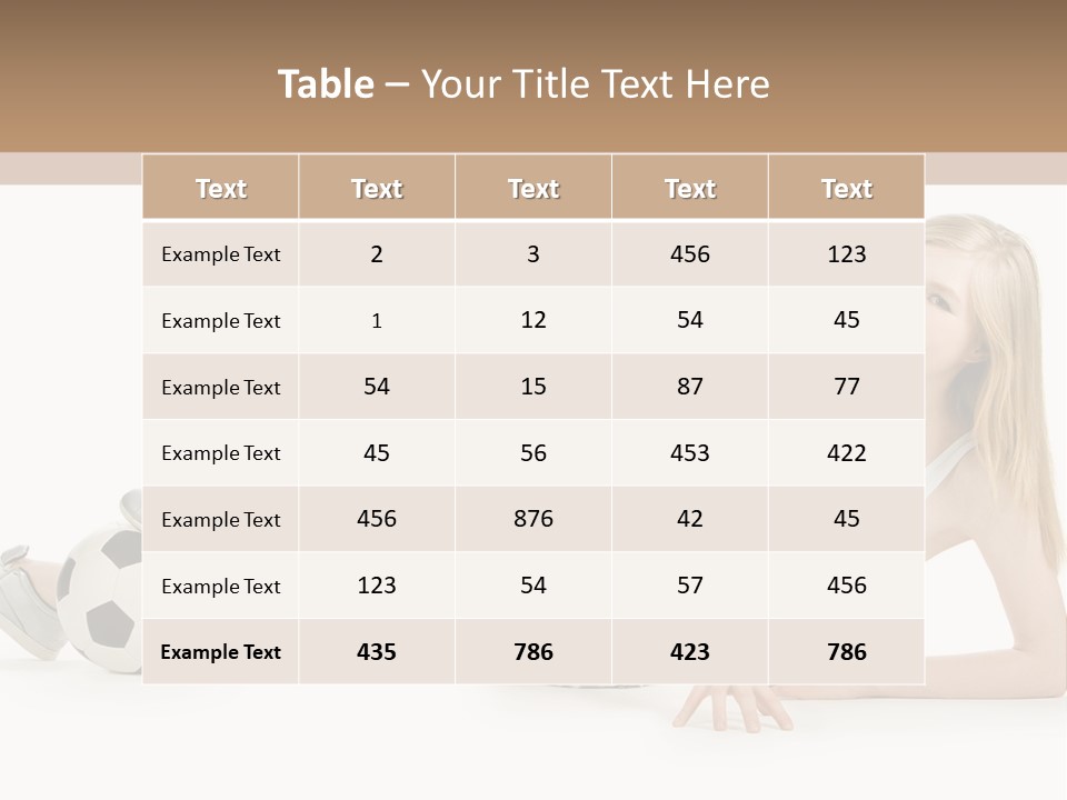 Cute Lifestyle Fan PowerPoint Template