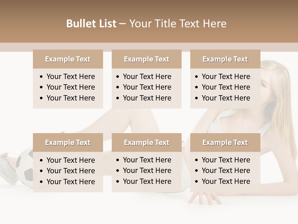 Cute Lifestyle Fan PowerPoint Template