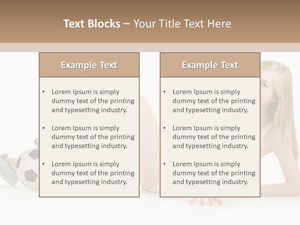 Cute Lifestyle Fan PowerPoint Template
