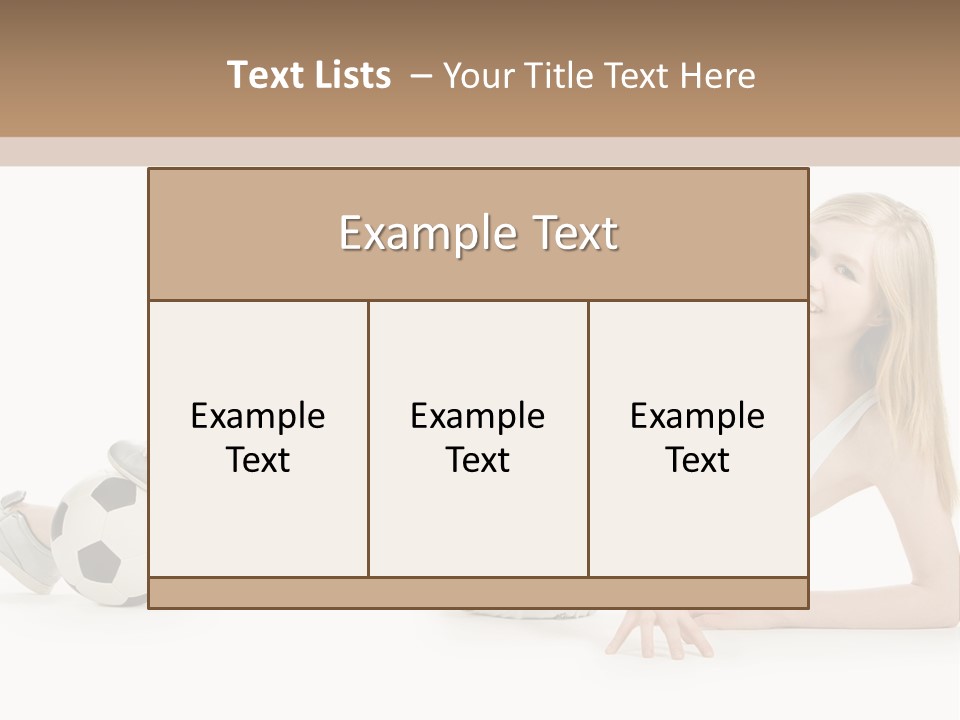 Cute Lifestyle Fan PowerPoint Template