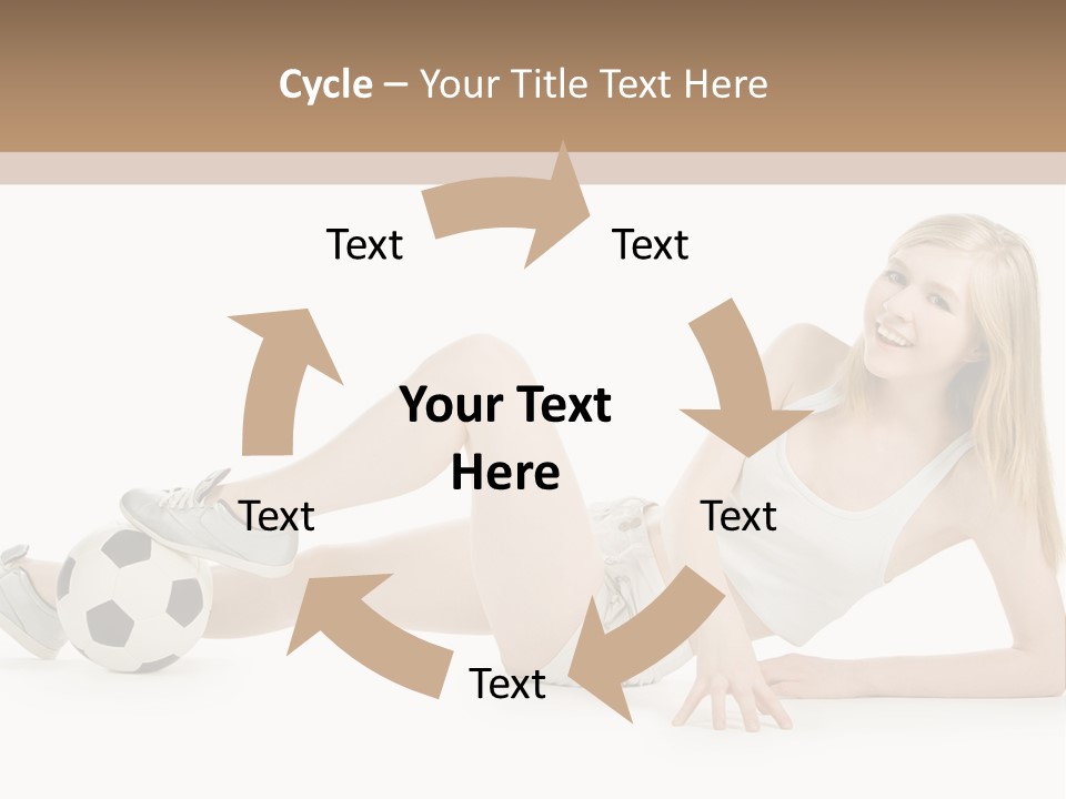 Cute Lifestyle Fan PowerPoint Template