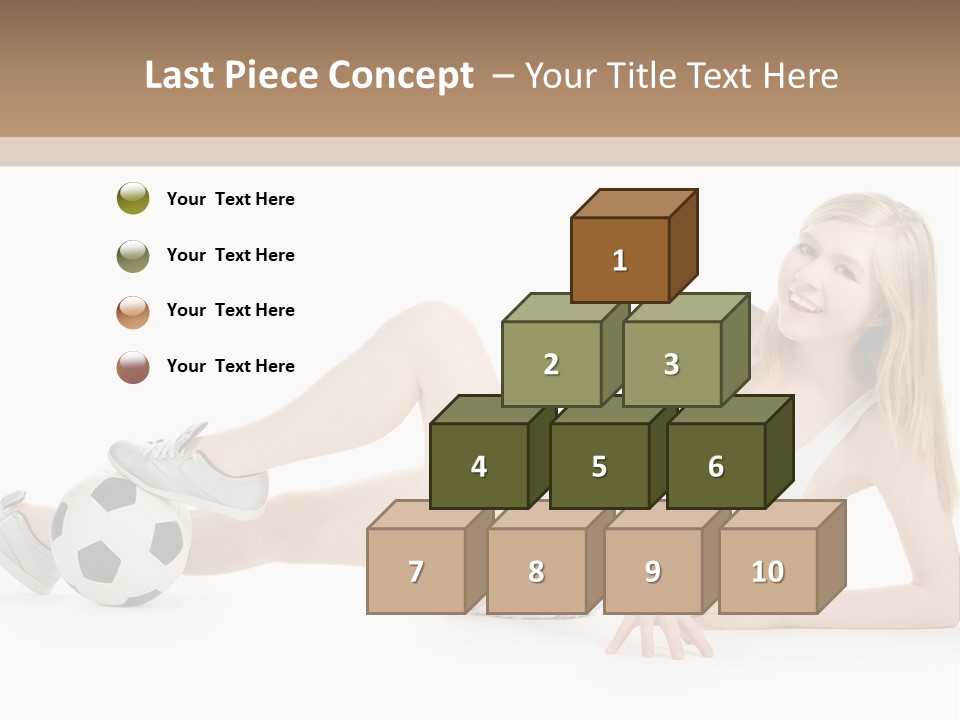 Cute Lifestyle Fan PowerPoint Template