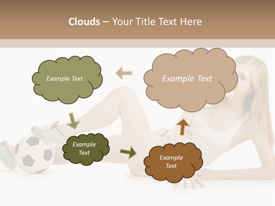 Cute Lifestyle Fan PowerPoint Template