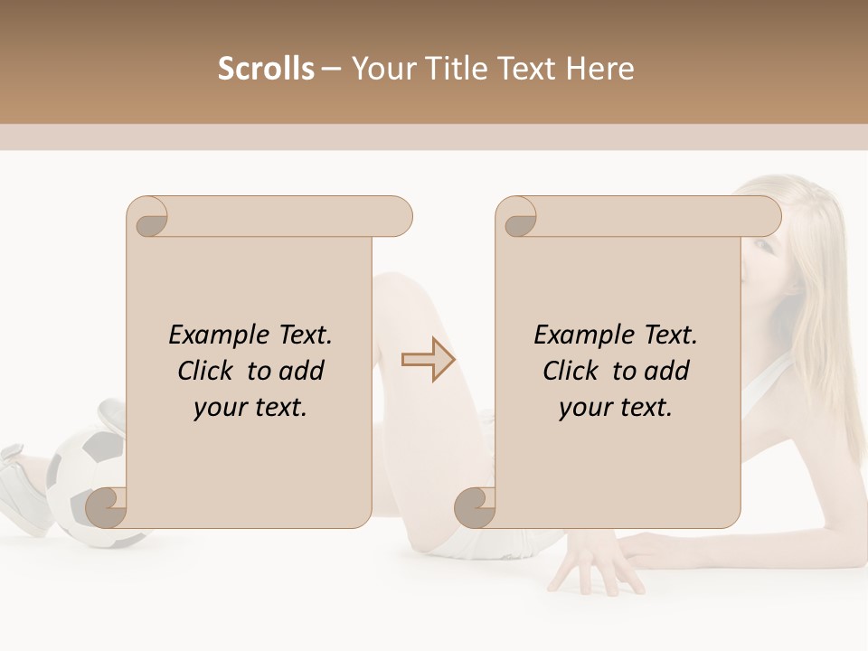 Cute Lifestyle Fan PowerPoint Template