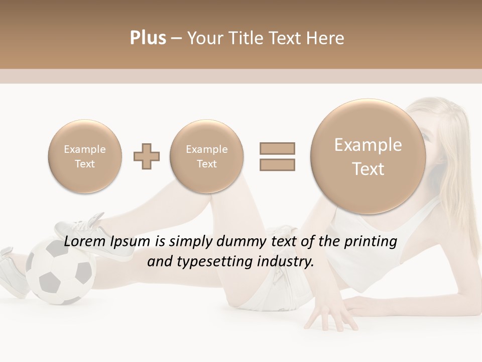 Cute Lifestyle Fan PowerPoint Template