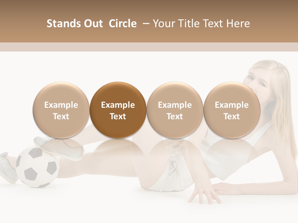 Cute Lifestyle Fan PowerPoint Template