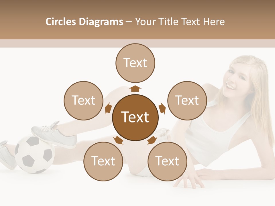 Cute Lifestyle Fan PowerPoint Template