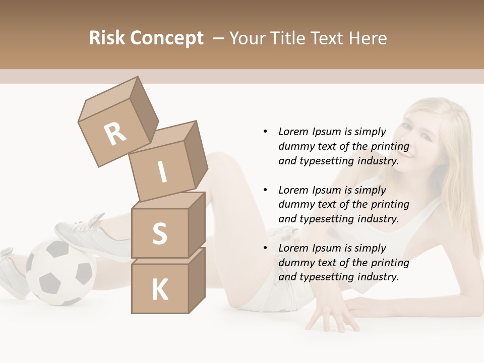 Cute Lifestyle Fan PowerPoint Template