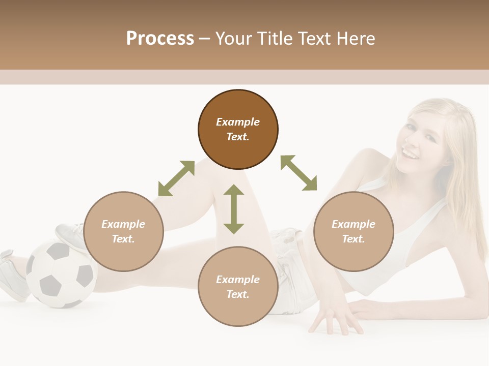 Cute Lifestyle Fan PowerPoint Template