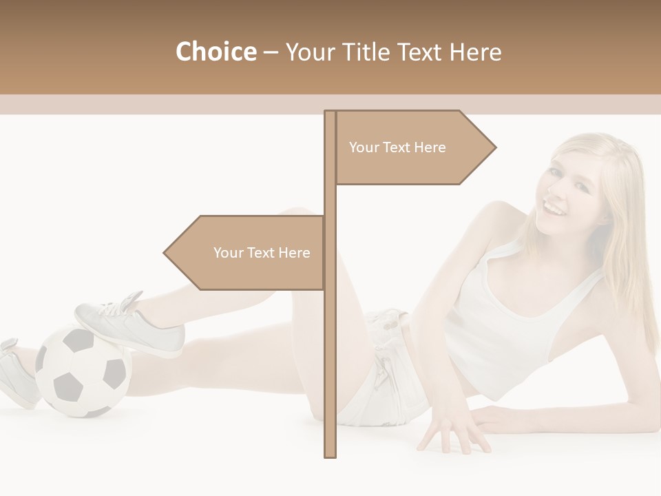 Cute Lifestyle Fan PowerPoint Template