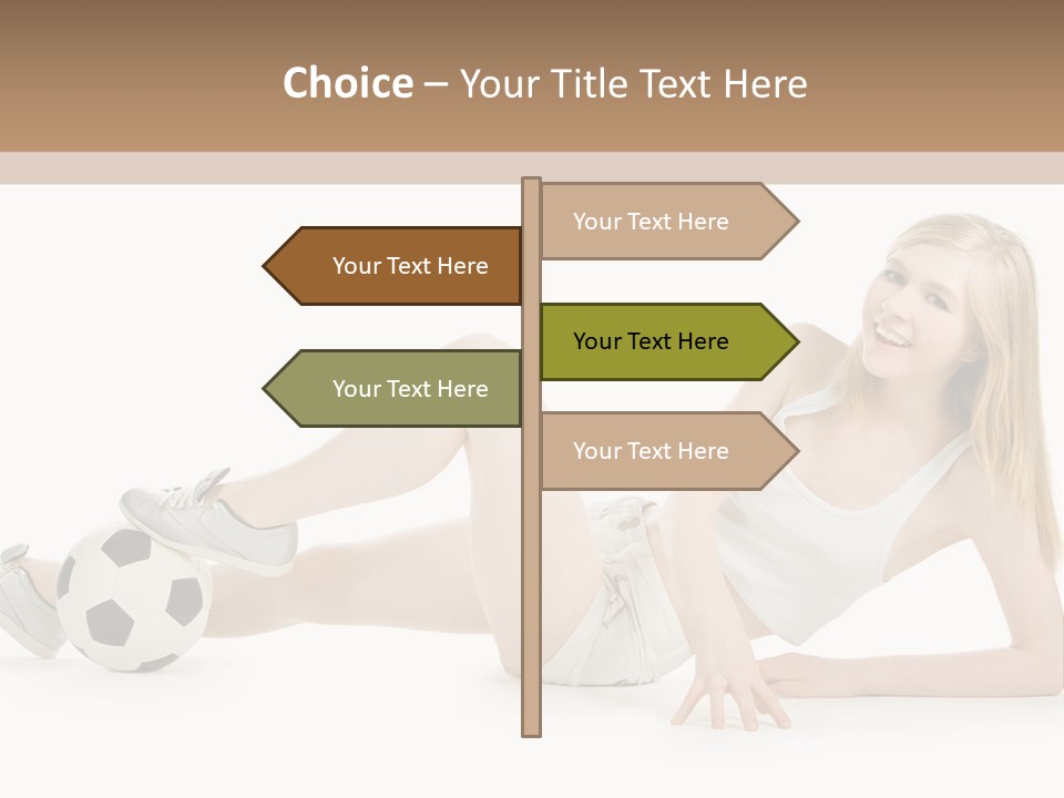 Cute Lifestyle Fan PowerPoint Template