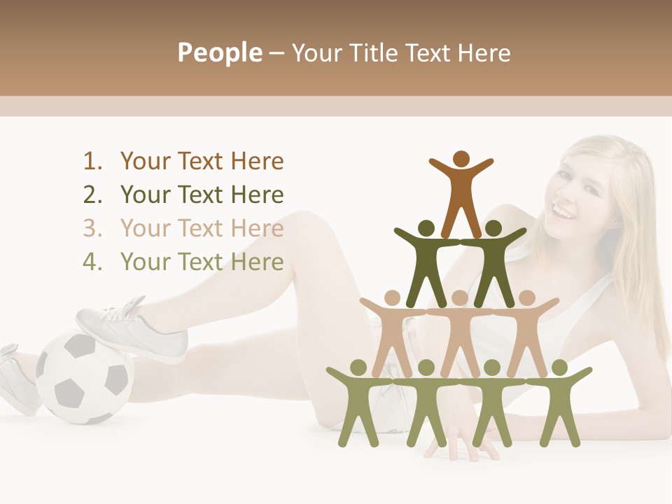 Cute Lifestyle Fan PowerPoint Template