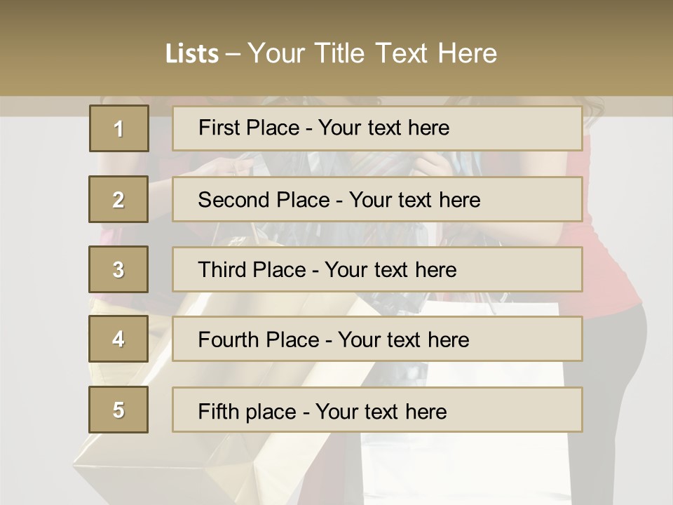 Bag Happiness Fun PowerPoint Template