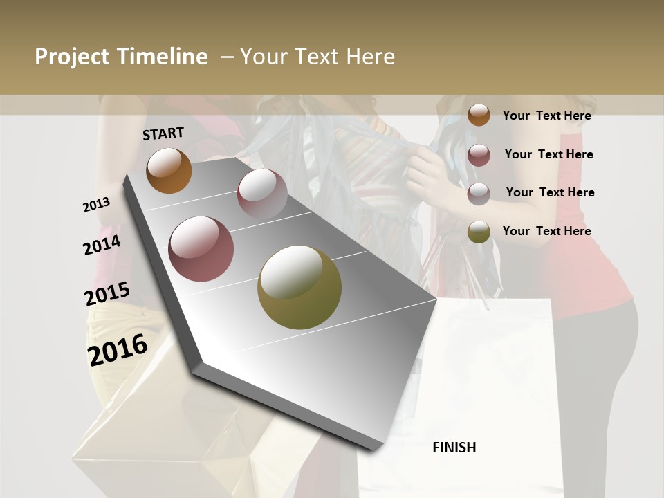 Bag Happiness Fun PowerPoint Template