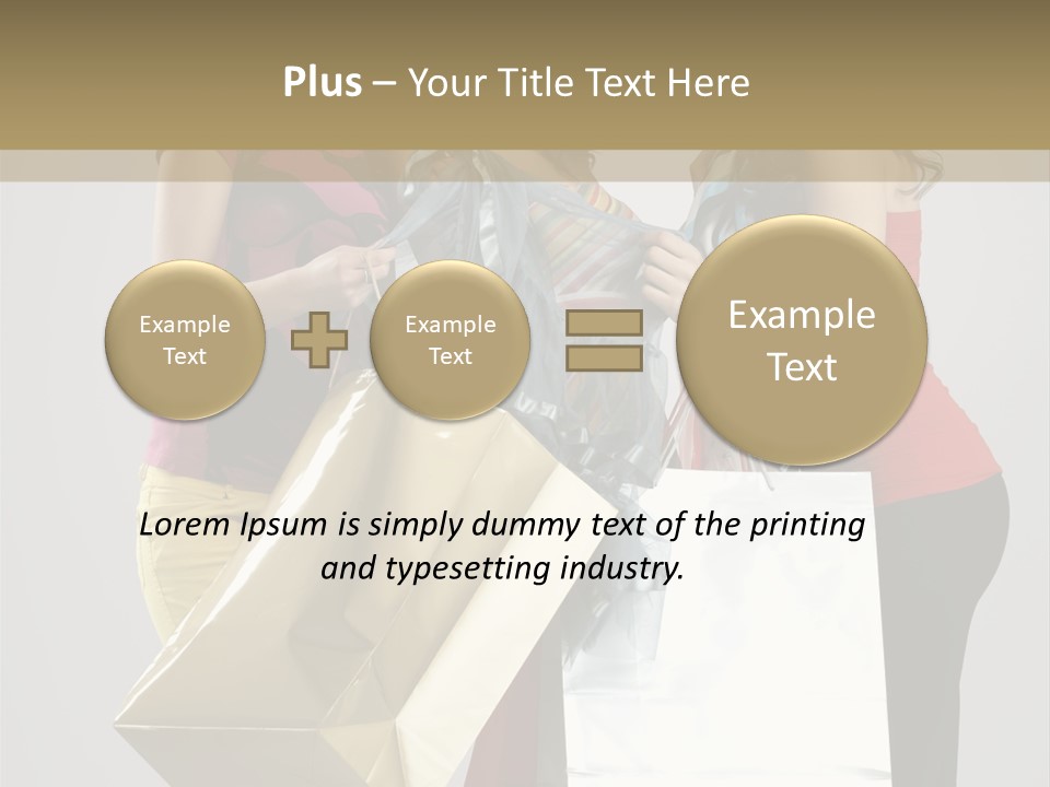 Bag Happiness Fun PowerPoint Template