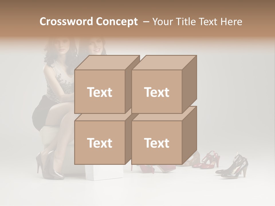 Casual Modern Girl PowerPoint Template