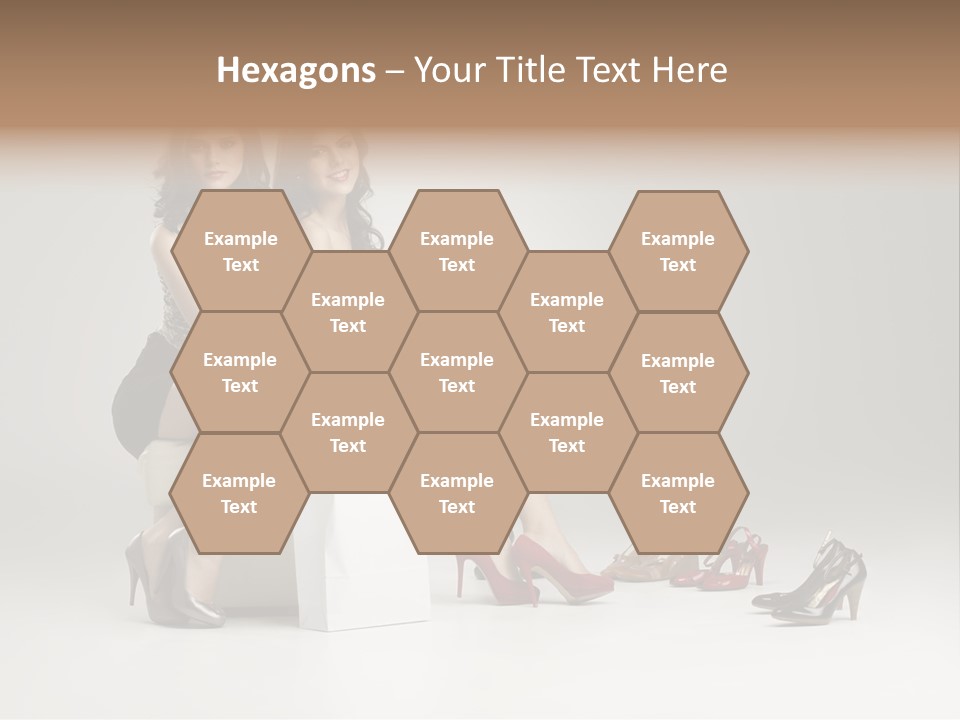 Casual Modern Girl PowerPoint Template