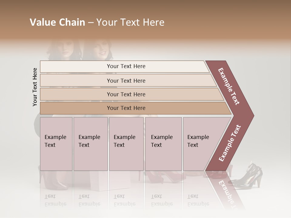 Casual Modern Girl PowerPoint Template