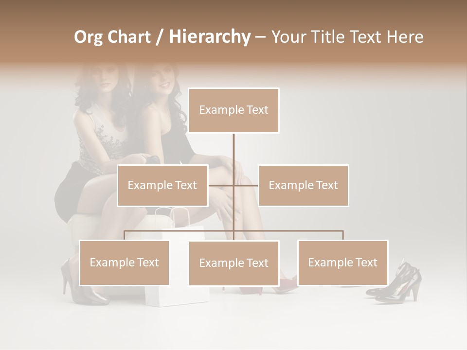 Casual Modern Girl PowerPoint Template