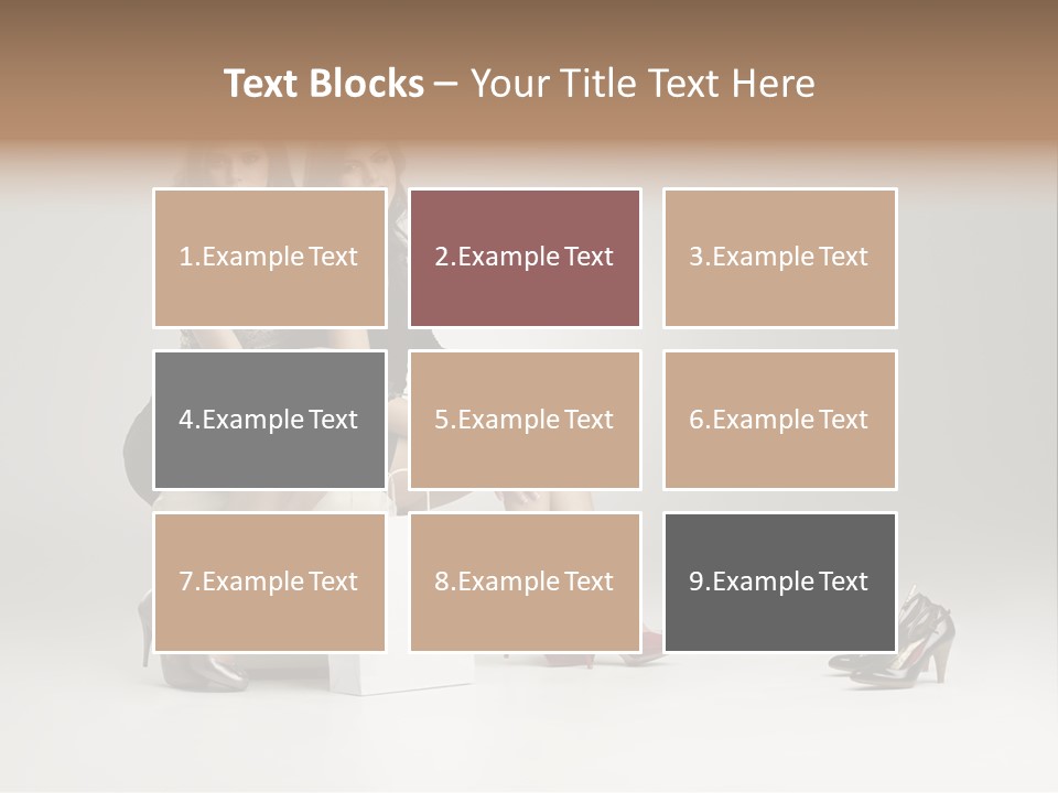 Casual Modern Girl PowerPoint Template