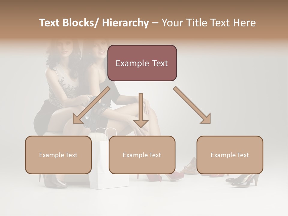 Casual Modern Girl PowerPoint Template