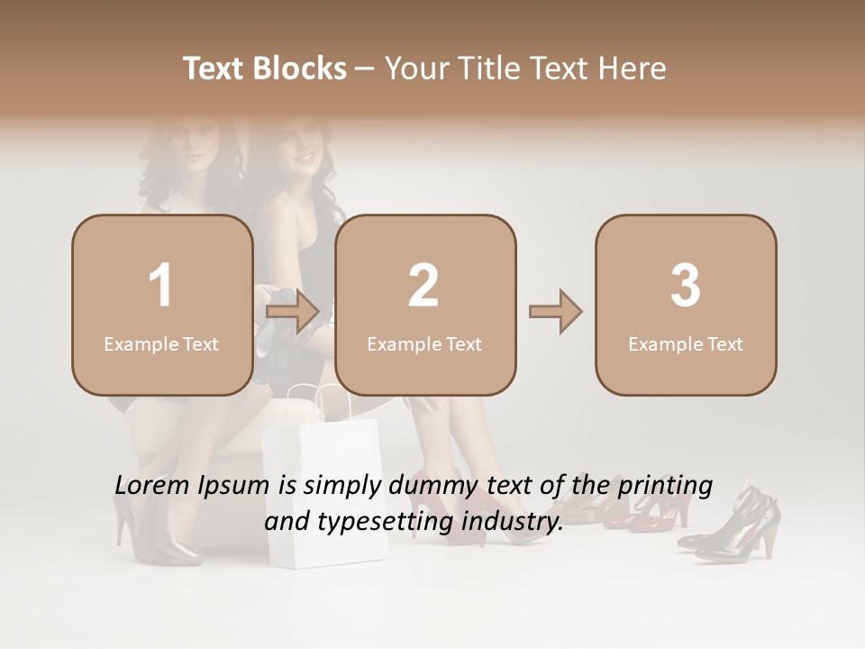 Casual Modern Girl PowerPoint Template