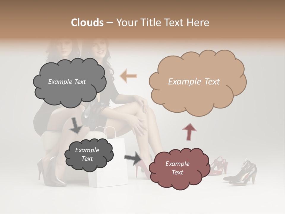 Casual Modern Girl PowerPoint Template