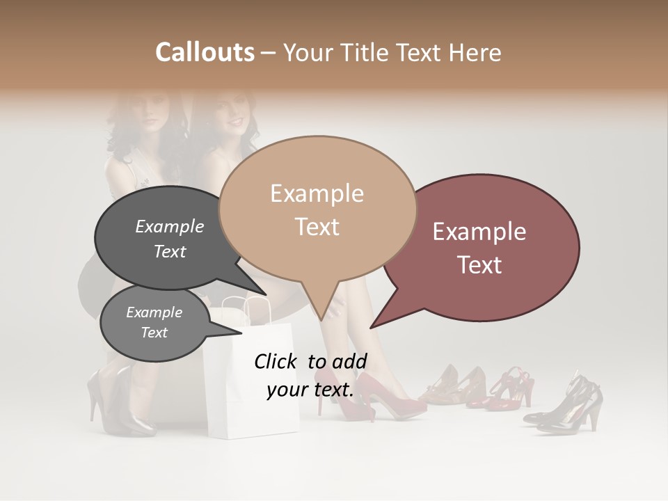 Casual Modern Girl PowerPoint Template