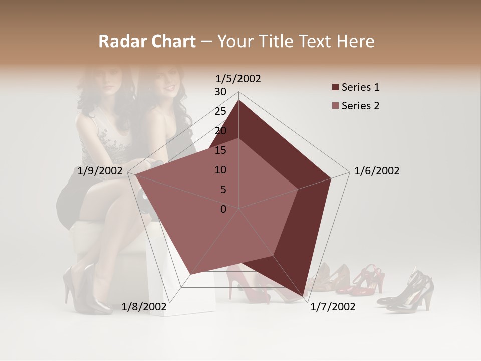 Casual Modern Girl PowerPoint Template