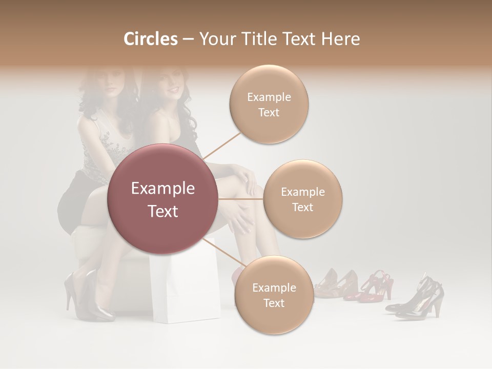 Casual Modern Girl PowerPoint Template