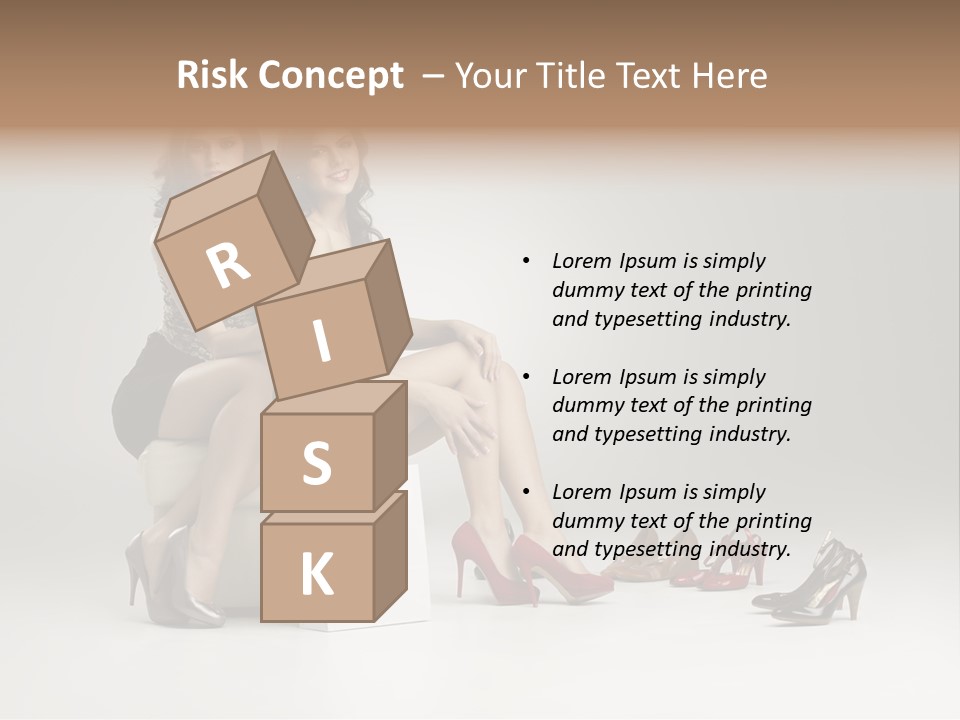 Casual Modern Girl PowerPoint Template