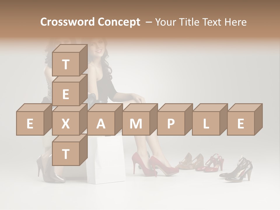 Casual Modern Girl PowerPoint Template