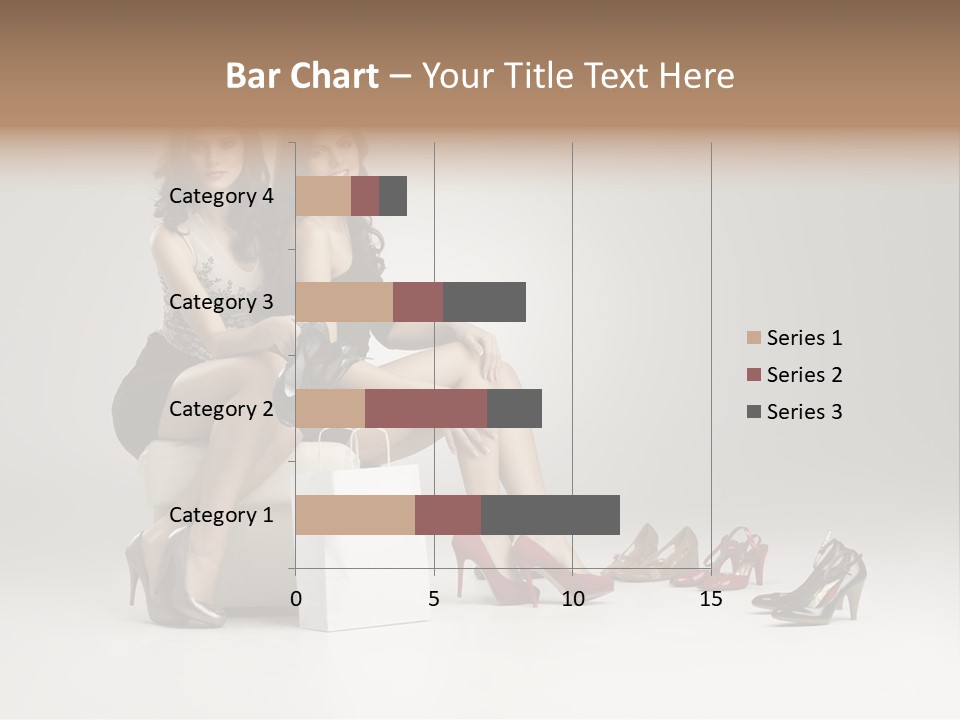 Casual Modern Girl PowerPoint Template