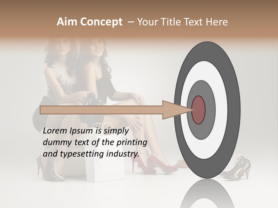 Casual Modern Girl PowerPoint Template