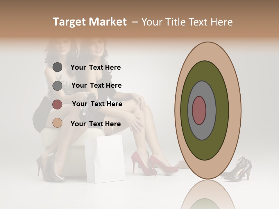 Casual Modern Girl PowerPoint Template