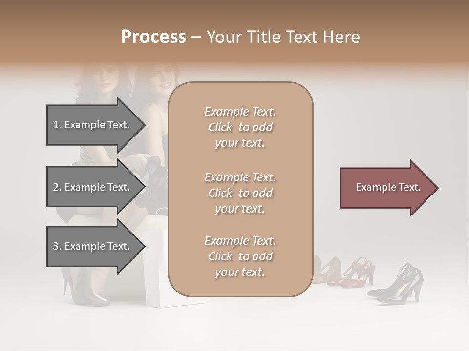 Casual Modern Girl PowerPoint Template