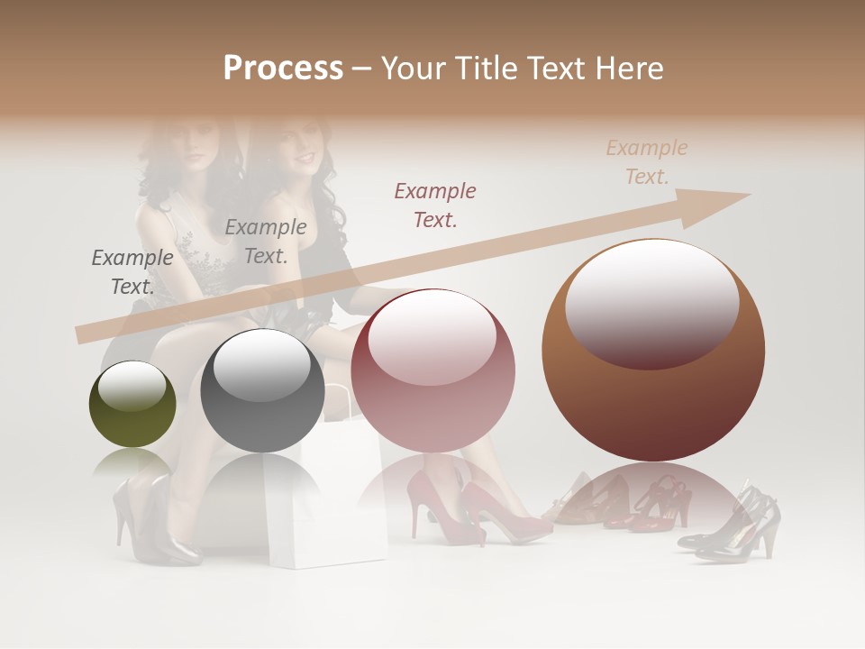 Casual Modern Girl PowerPoint Template