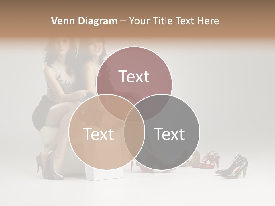 Casual Modern Girl PowerPoint Template