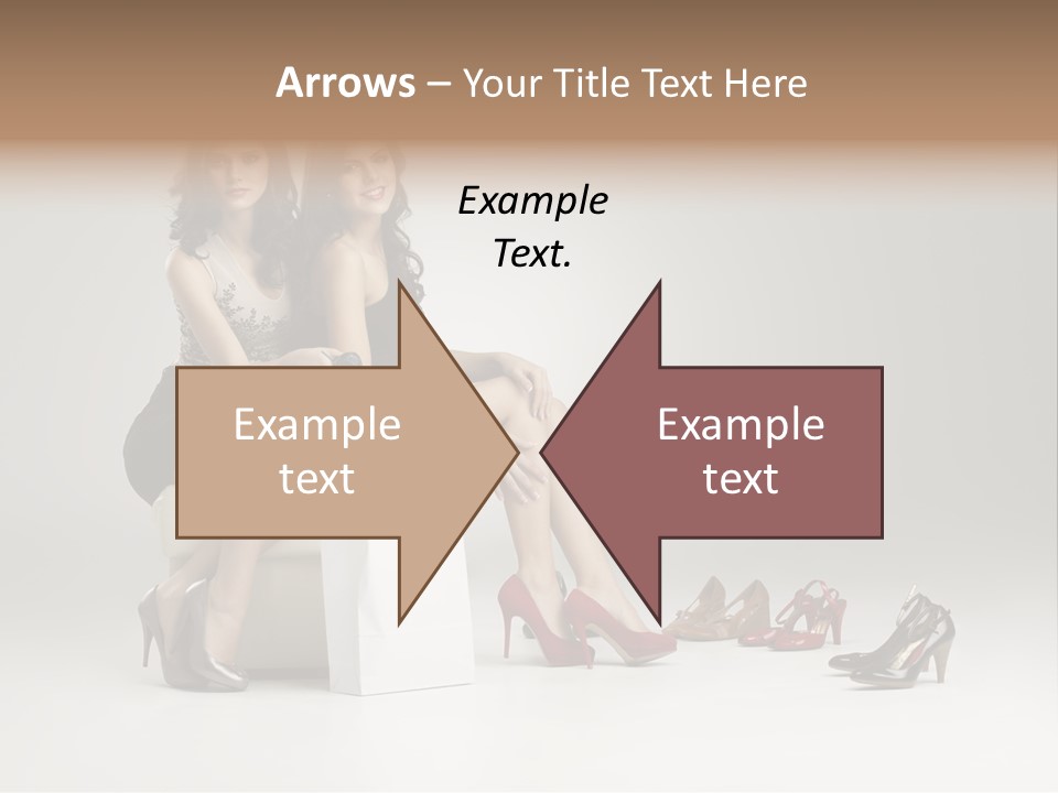 Casual Modern Girl PowerPoint Template