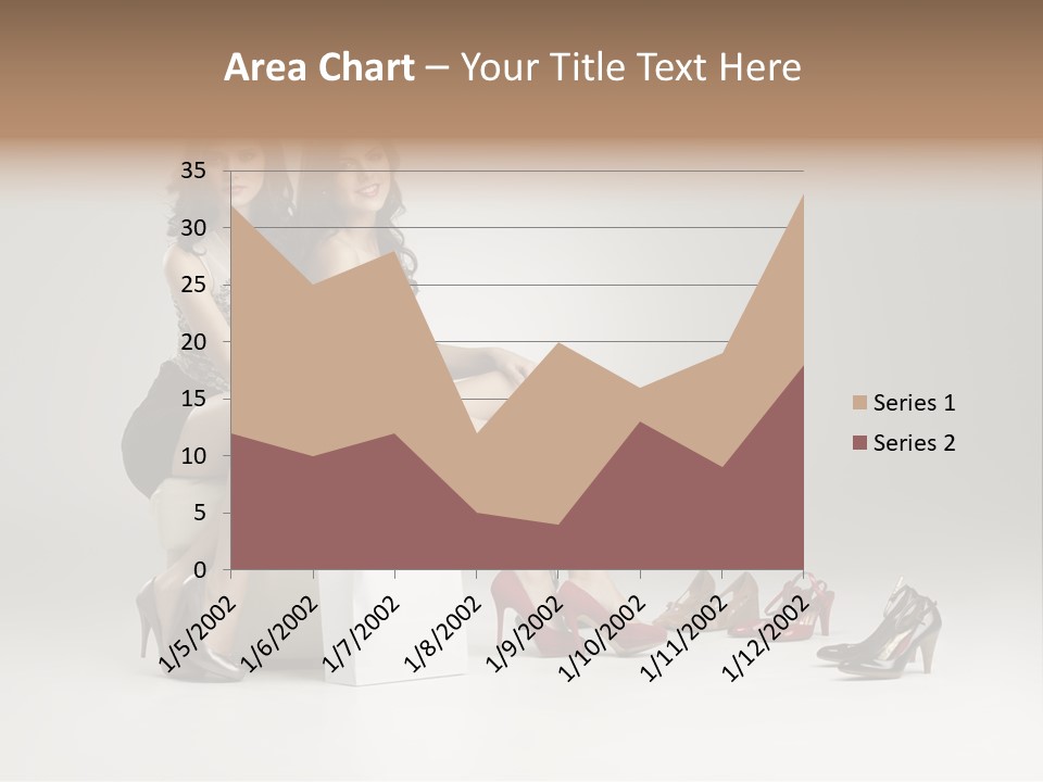 Casual Modern Girl PowerPoint Template