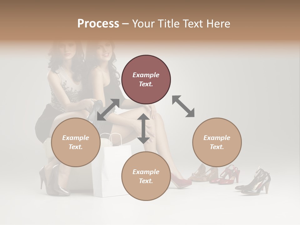 Casual Modern Girl PowerPoint Template