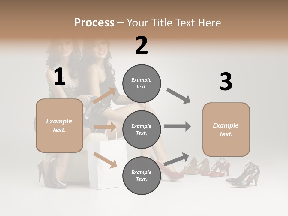 Casual Modern Girl PowerPoint Template