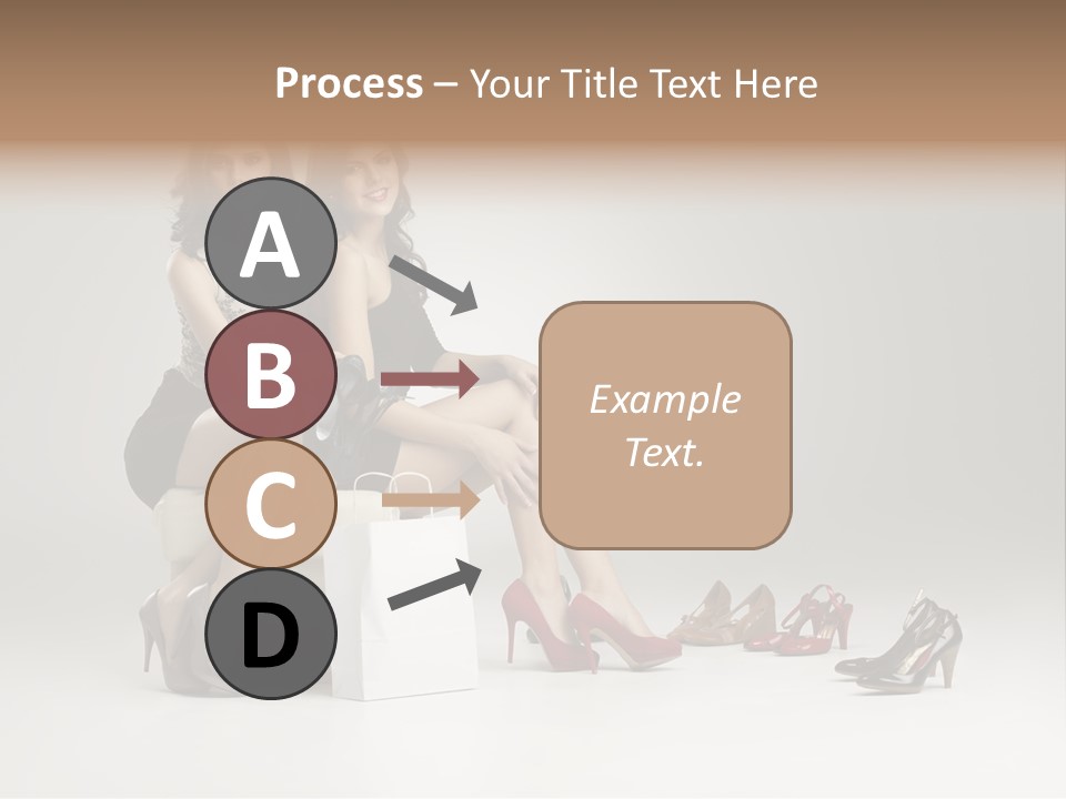 Casual Modern Girl PowerPoint Template