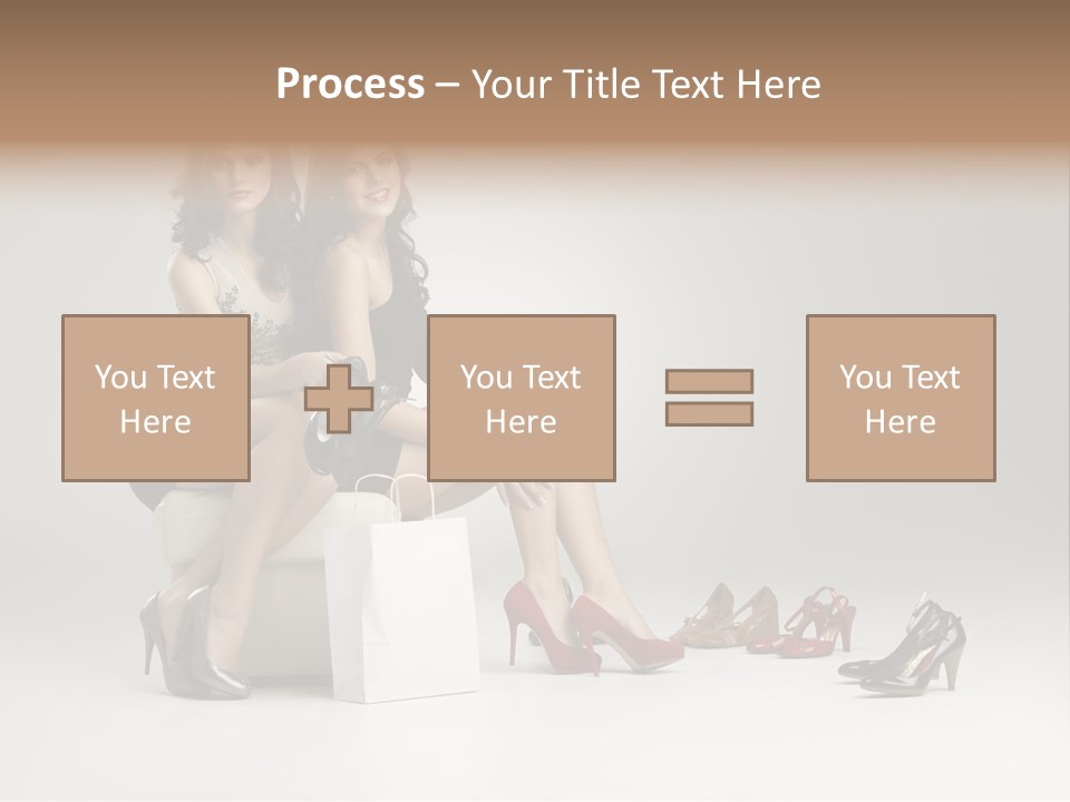 Casual Modern Girl PowerPoint Template