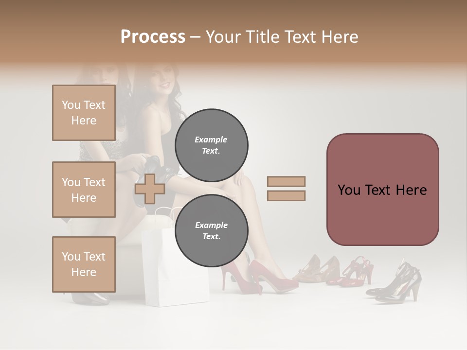 Casual Modern Girl PowerPoint Template
