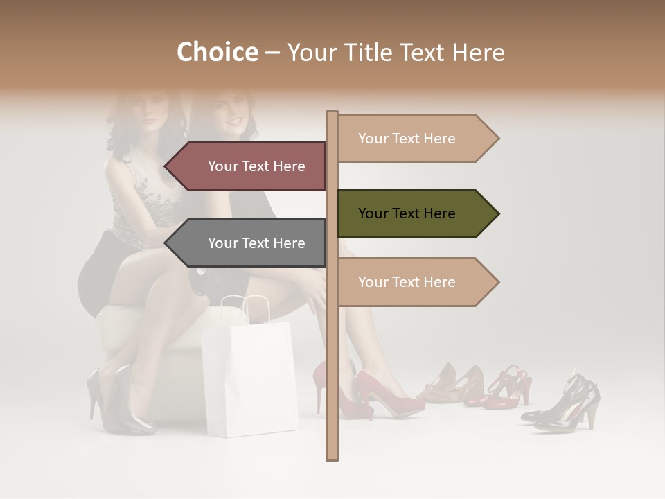 Casual Modern Girl PowerPoint Template