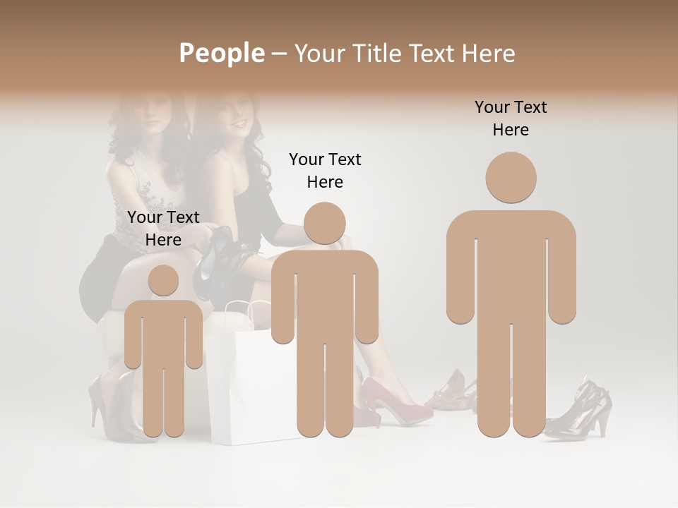 Casual Modern Girl PowerPoint Template