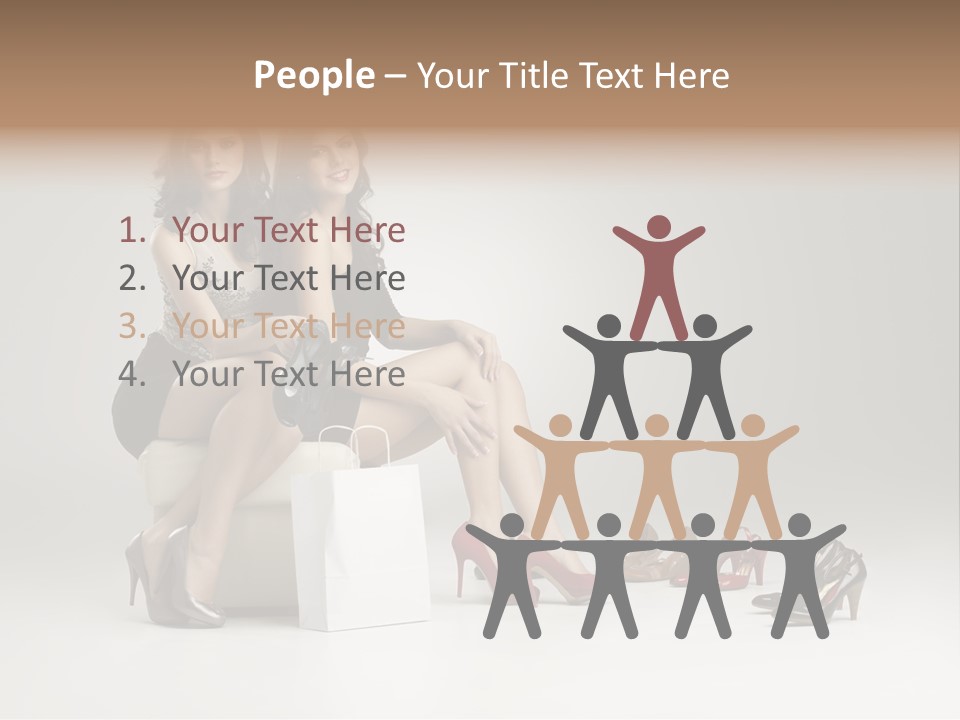 Casual Modern Girl PowerPoint Template