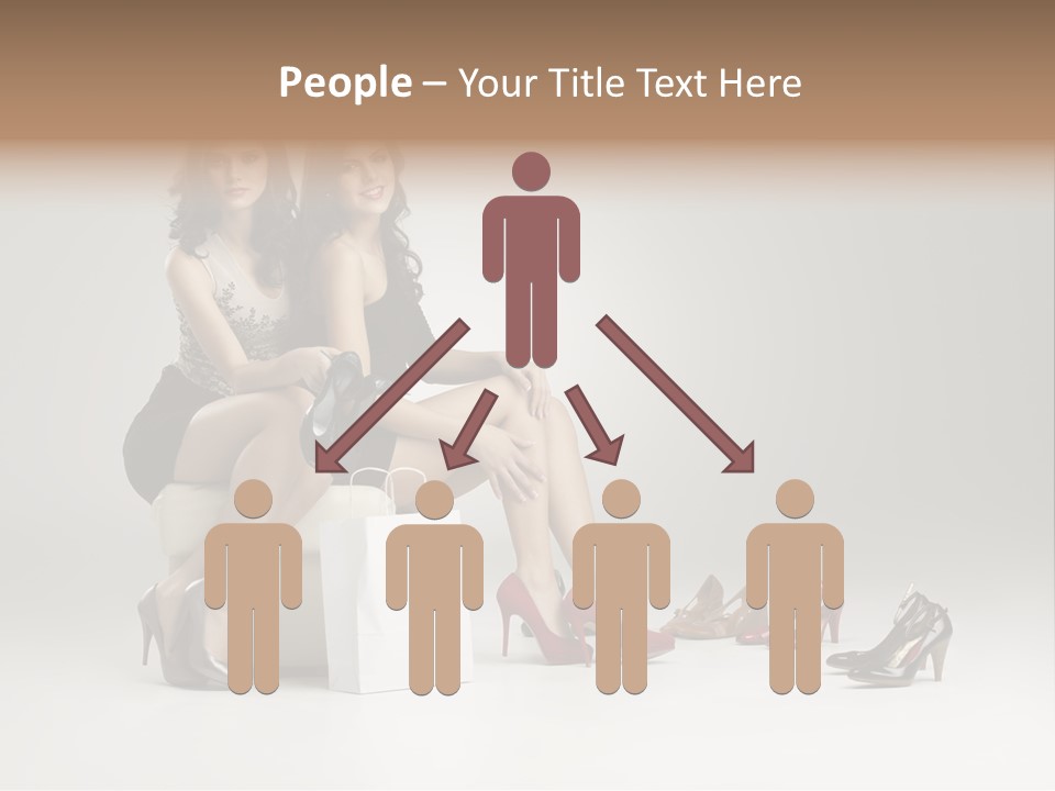 Casual Modern Girl PowerPoint Template