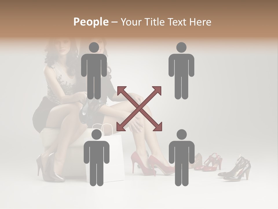 Casual Modern Girl PowerPoint Template